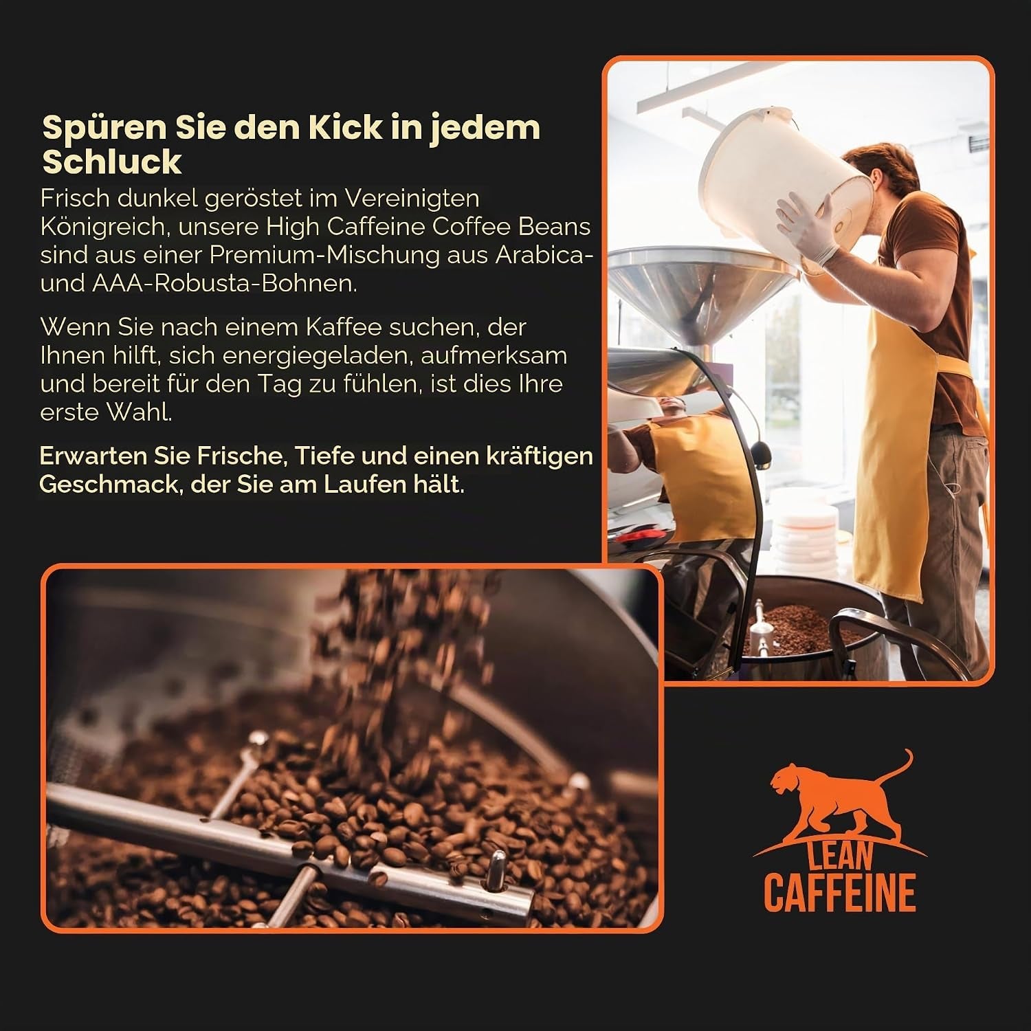 Bulletproof Coffee Kompatibel Berserker Kaffee Bohnen 227G | Labortestierter Kaffee Ohne Mykotoxine, Pestiz. Und Schwermetalle Die Reinsten Und Stärksten Säurearmen Kaffeebohnen 227G