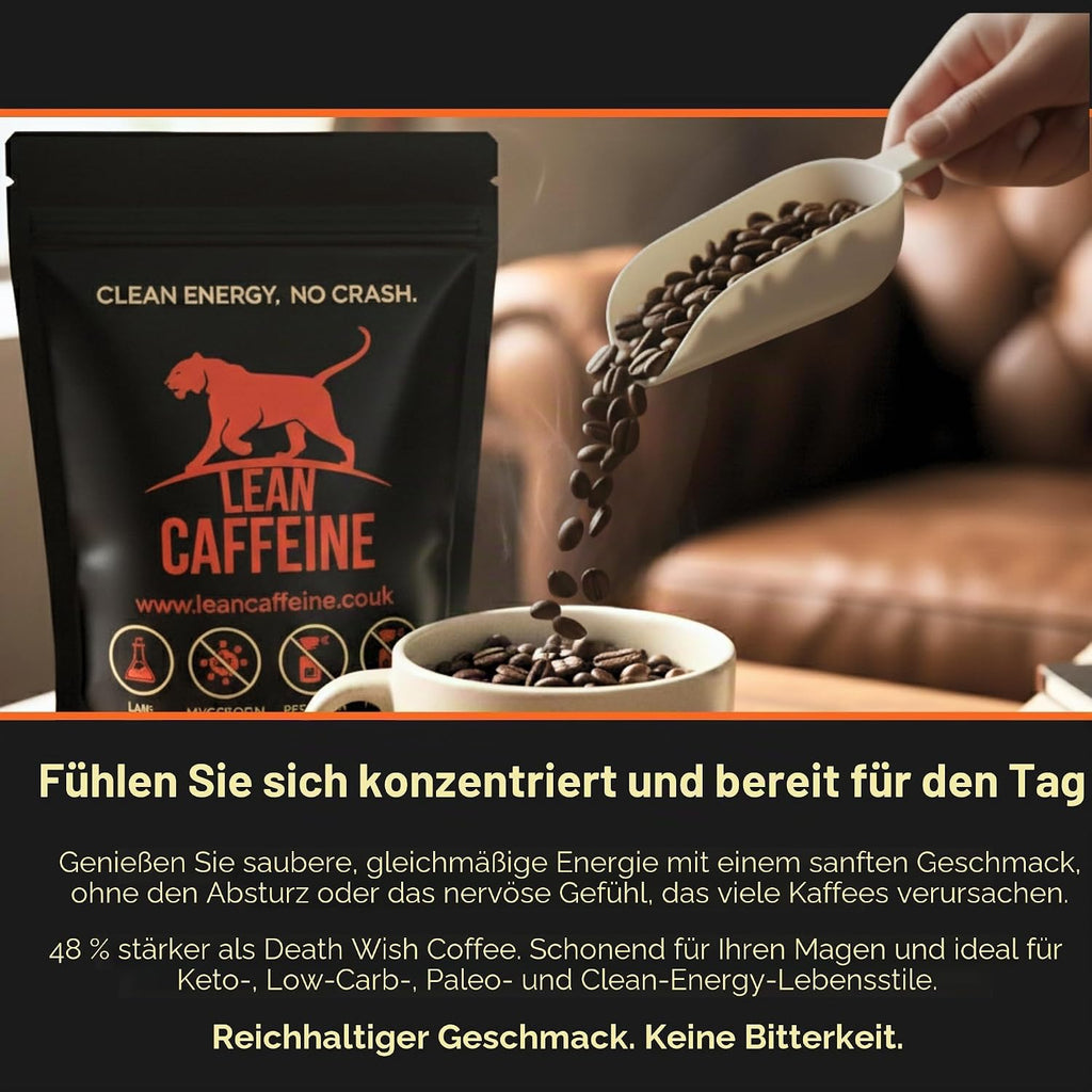 Bulletproof Coffee Kompatibel Berserker Kaffee Bohnen 227G | Labortestierter Kaffee Ohne Mykotoxine, Pestiz. Und Schwermetalle Die Reinsten Und Stärksten Säurearmen Kaffeebohnen 227G
