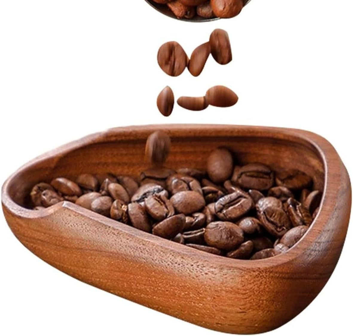 Kaffeebohnen-Dosierbecher, Teelöffel Aus Holz, Walnussholz Für Kaffee-Dosierbecher, Kaffeebohnen-Dosiertablett Für Hotel, Restaurant, Teehaus, Zuhause