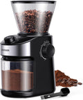 SHARDOR Kaffeemühle Elektrisch Mit 25 Mahlgraden, Elektrische Kaffeemühle | Präziser Digitalanzeige, Scheibenmahlwerk Für Espresso, Tropfkaffee Und French Press, 200W, 200G Bohnenbehälter