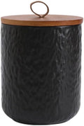 Keramik Vorratsdose Lebensmittel Kaffeebohnen Behälter Keksdose Gewürzgläser Mit Luftdicht Deckel Kaffeedose Für Tee Zucker Kaffee Bohnen Nüsse Gewürze (Schwarz, 420ML) (Schwarz, 420)