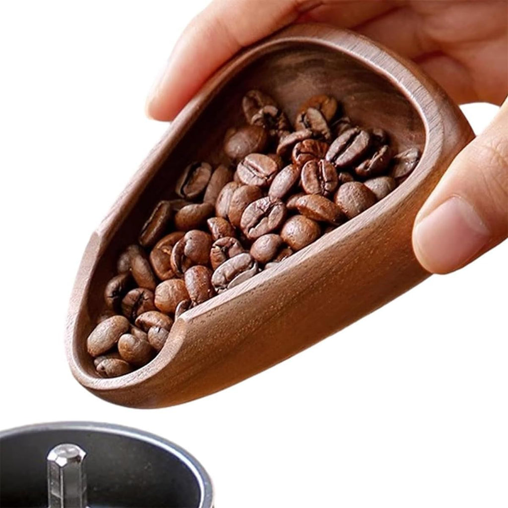 Kaffeebohnen-Dosierbecher, Teelöffel Aus Holz, Walnussholz Für Kaffee-Dosierbecher, Kaffeebohnen-Dosiertablett Für Hotel, Restaurant, Teehaus, Zuhause