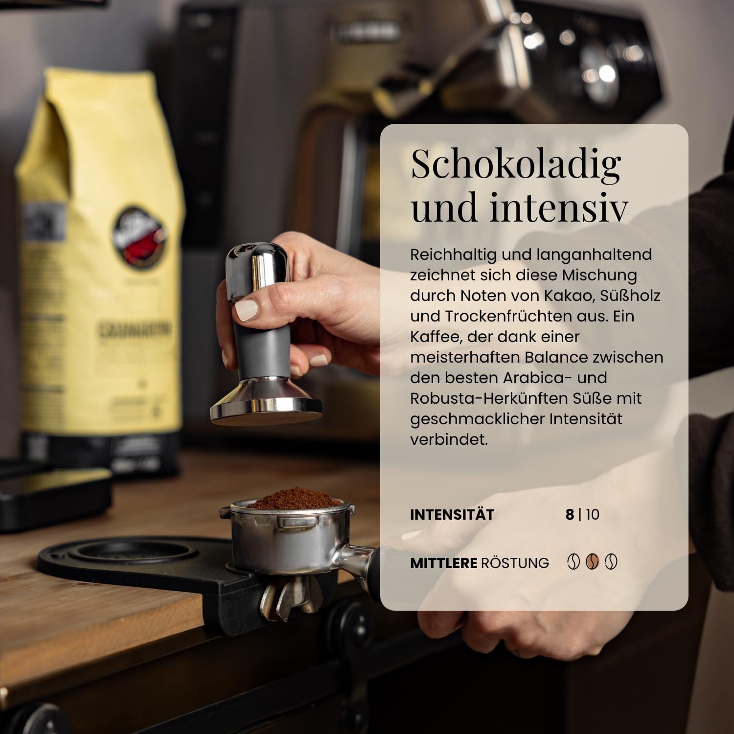 Caffè Vergnano 1882 - Ganze Bohnen Granaroma | 1 Packung, 1 Kg