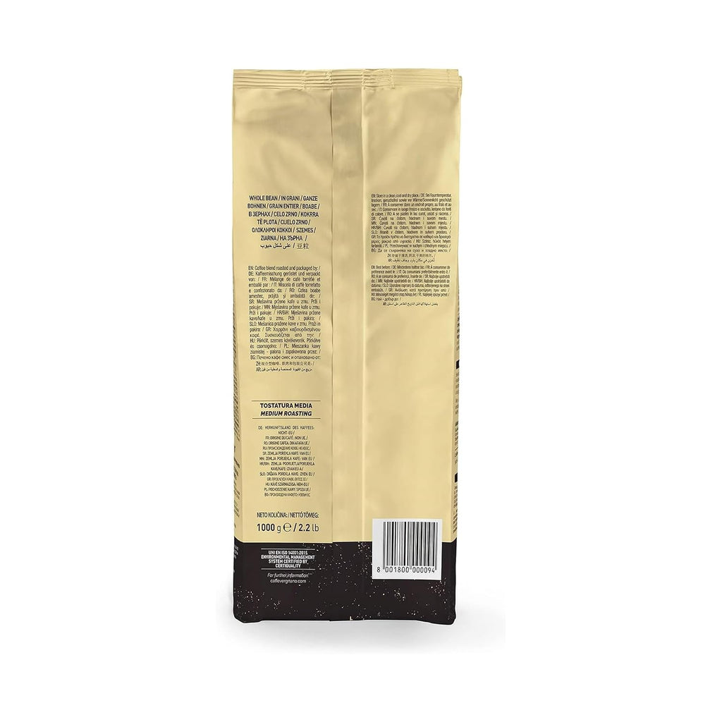 Caffè Vergnano 1882 - Ganze Bohnen Granaroma | 1 Packung, 1 Kg