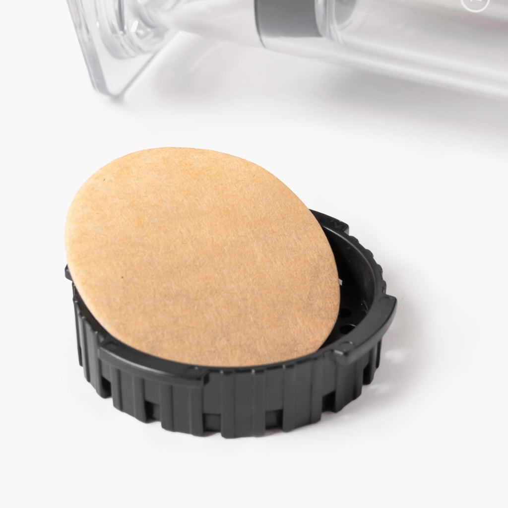 Aeropress XL Kaffeebereiter Naturpapier-Mikrofilter - Runde Ersatz-Kaffeefilter, Ungebleicht, Kompostierbare Papierfilter, Passend Für Aeropress XL Kaffeebereiter, 200 Stück | Runde Ersatz-Kaffeefilter, Ungebleicht, Kompostierbare Papierfilter