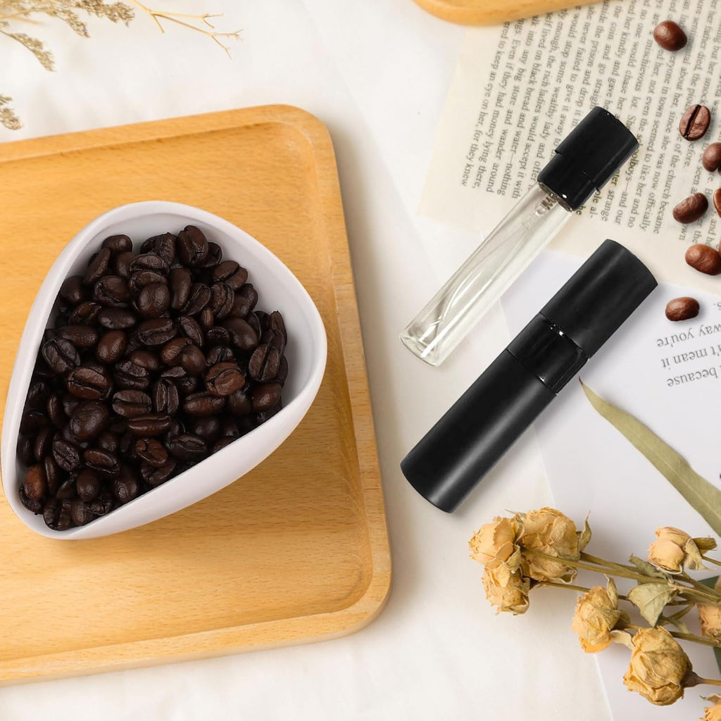 1 Satz Weiß Kaffeebohnen Dosierbecher Und Sprühflasche Set, Keramik-Kaffeebohnen-Dosierbecher & RDT Sprühflasche – Ideal Für Espresso-Liebhaber, Barista-Zubehörset Für Kaffee, Tee, Brauen