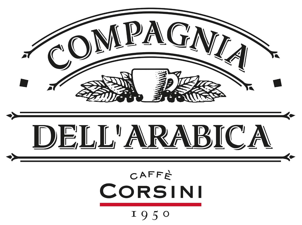Caffè Corsini - Compagnia Dell'Arabica, Arabica Kaffeebohnen Aromatisch Und Cremig, 1 Kg Packung Geröstete Kaffeebohnen